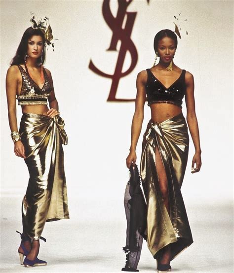 Yasmeen & Naomi Campbell On The Runway 